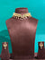 PREMIUM BRASS MATERIAL WITH IMITATION GLASS PEARLS CHOKER SET