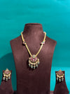 PREMIUM BRASS MATERIAL AND REAL JADAU KUNDAN STONES WITH NATURAL STRAWBERRY BEADS
