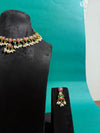 PREMIUM BRASS MATERIAL AND REAL JADAU KUNDAN STONES WITH IMITATION RICE PEARLS FALL