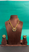 PREMIUM BRASS MATERIAL AND REAL JADAU KUNDAN STONES WITH NATURAL STRAWBERRY BEADS