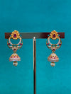 TRENDING JHUMKA'S IN PREMIUM BRASS MATERIAL WITH CUBIC ZIRCONIA STONES