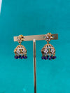 TRENDING JHUMKA'S IN PREMIUM BRASS MATERIAL WITH CUBIC ZIRCONIA STONES AND VICTORIAN POLISH