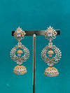 TRENDING JHUMKA'S IN PREMIUM BRASS MATERIAL WITH CUBIC ZIRCONIA STONES