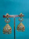 TRENDING JHUMKA'S IN PREMIUM BRASS MATERIAL WITH CUBIC ZIRCONIA STONES