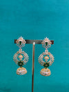 TRENDING JHUMKA'S IN PREMIUM BRASS MATERIAL WITH CUBIC ZIRCONIA STONES