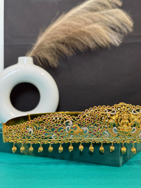 TRENDING LAXMI VADDANAM WITH PREMIUM BRASS MATERIAL WITH GOLD POLISH