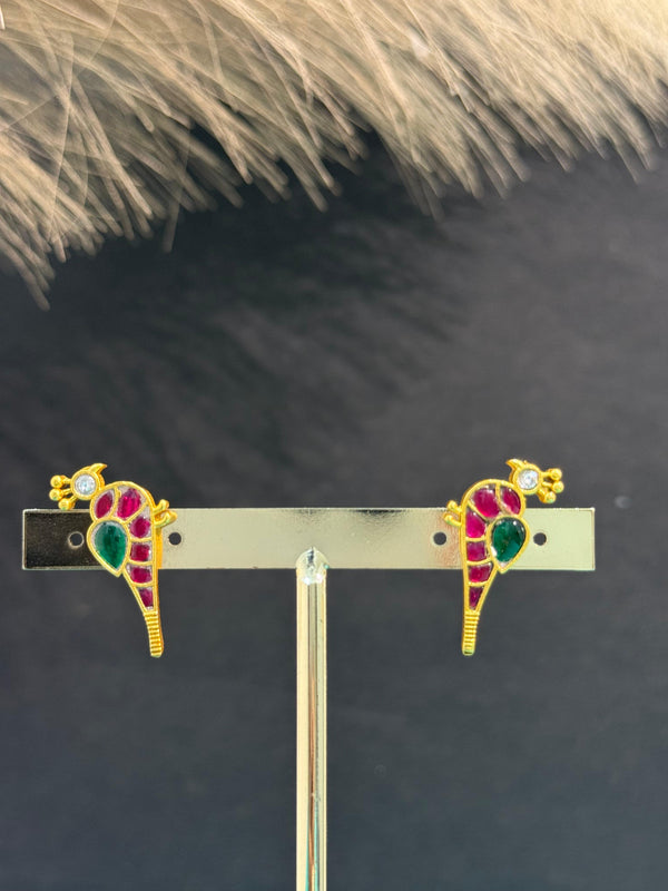 TRENDING EARINGS WITH REAL JADAU KUNDAN STONES