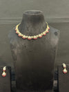 TRENDING NECKLACE IN PREMIUM BRASS MATERIAL WITH CUBIC ZIRCONIA AND KUNDAN STONES