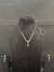 TRENDING NECKLACE SET IN GANGA JAMUNA POLISH WITH CUBIC ZIRCONIA STONES