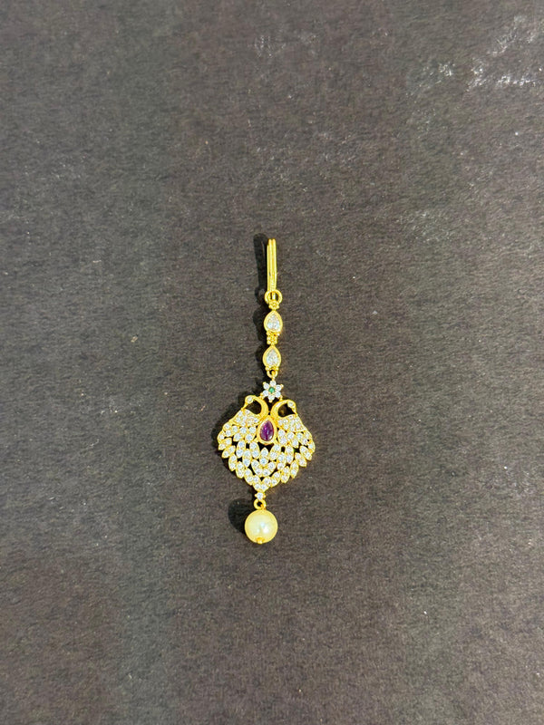 TIKA IN PREMIUM BRASS MATERIAL WITH CUBIC ZIRCONIA STONES