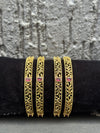 BANGLES IN PREMIUM BRASS MATERIAL WITH ANTIQUE POLISH,SET OF 4