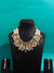 TRENDING GOLD LOOK JADAU KUNDAN MALA WITH SWAROVSKI PEARLS AND NATURAL STRAWBERRY BEADS