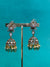 TRENDING VICTORIAN POLISH JHUMKA'S WITH CUBIC ZIRCONIA STONES AND REAL STRAWBERRY BEADS