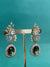 TRENDING EARING'S IN GANGA JAMUNA POLISH WITH CUBIC ZIRCONIA STONES