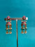 TRENDING REAL JADAU KUNDAN JHUMKA'S WITH NATURAL STRAWBERRY BEADS