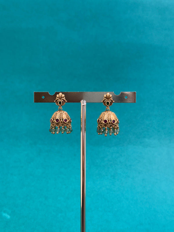 TRENDING JHUMKA'S IN PREMIUM BRASS MATERIAL WITH ANTIQUE POLISH