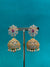 TRENDING JHUMKA'S IN PREMIUM BRASS MATERIAL WITH CUBIC ZIRCONIA STONES