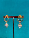 TRENDING JHUMKA'S IN PREMIUM BRASS MATERIAL WITH CUBIC ZIRCONIA STONES