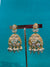 TRENDING JHUMKA'S IN PREMIUM BRASS MATERIAL WITH CUBIC ZIRCONIA STONES AND NATURAL STRAWBERRY BEADS