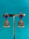 TRENDING JHUMKA'S IN PREMIUM BRASS MATERIALWITH CUBIC ZIRCONIA STONES AND ANTIQUE POLISH
