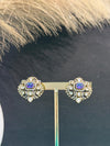 TRENDING VICTORIAN POLISH EARINGS IN PREMIUM BRAAS MATRIAL WITH CUBIC ZIRCONIA STONES