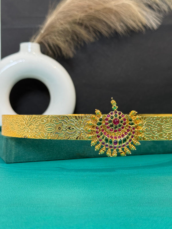 TRENDING VADDANAM IN PREMIUM BRASS MATERIAL WITH GOLD POLISH